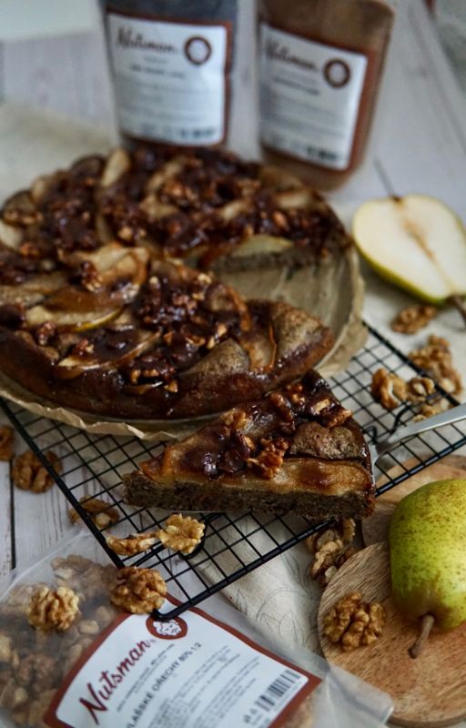 NUTSMAN RECEPT Hruškový koláč s makovou náplní a vlašskými ořechy 5